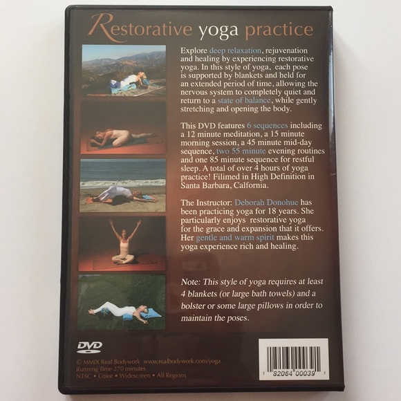 DVD - Restorative Yoga Practice by Deborah Donohue - Picture 2 of 4